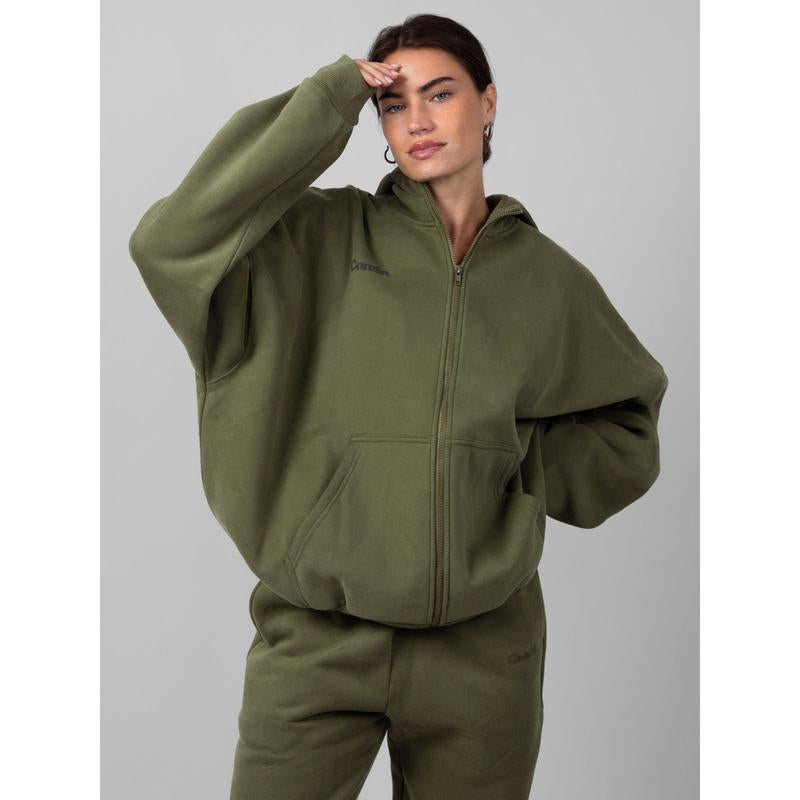 Comfrt | Cloud Zip Oversized Hoodie